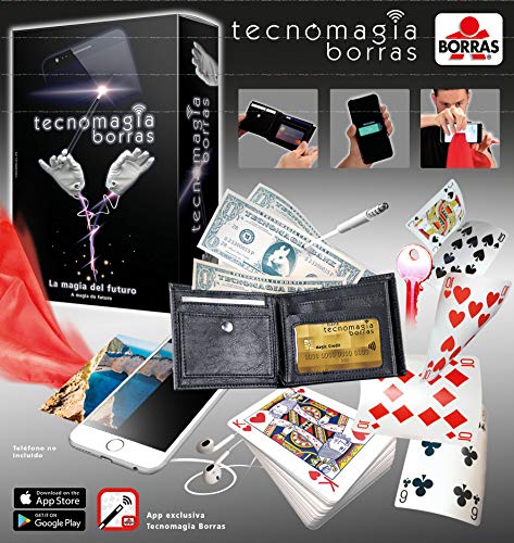 Borras - Tecnomagia, con diversos trucos de magia, App exclusiva disponible en Android y IOS, a partir de 7 años (Educa 17912)