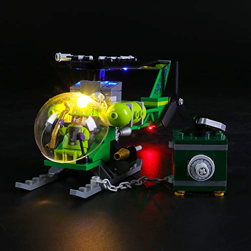 BRIKSMAX Kit de Iluminación Led para Lego Batman y el Asalto de Enigma,Compatible con Ladrillos de Construcción Lego Modelo 76120, Juego de Legos no Incluido