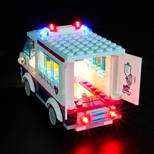 BRIKSMAX Kit de Iluminación Led para Lego Friends Hospital de Heartlake,Compatible con Ladrillos de Construcción Lego Modelo 41318, Juego de Legos no Incluido