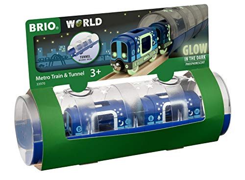 Brio 33970 Tren de Metro y Túnel, BRIO Trenes-Vagones-Vehículos, Edad Recomendada 3+