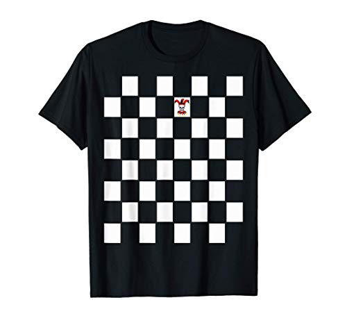 Bufón Blanco Negro Ska Música Punk Camiseta