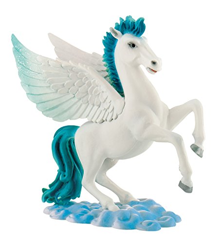 Bullyland 75659 Pegasus Hengst - Figura de Pegaso (11 cm de Alto, Pintada a Mano, sin PVC), diseño de Pegaso