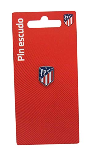 C Y P Pin Escudo Lacado en Color Atlético de Madrid, (P-14-ATL)