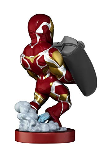 Cable guy Iron man, soporte de sujeción o carga para mando de consola y/o smartphone de tu personaje favorito con licencia de Marvel Avengers Endgame. Producto con licencia oficial. Exquisite Gaming