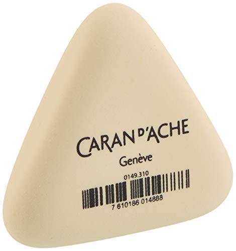 Caran D'ache - Goma de borrar triangular (fabricada en Suiza)