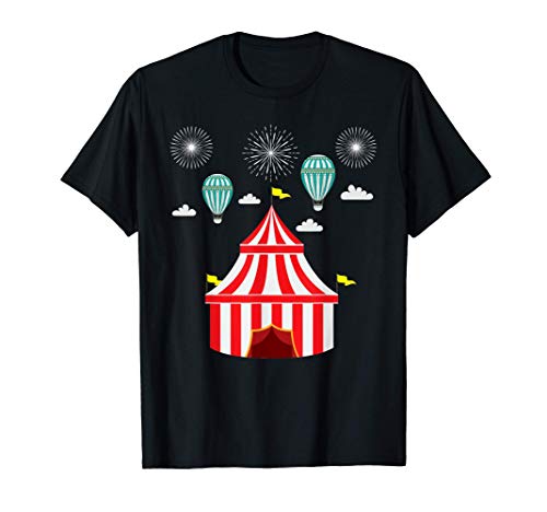 Carpa de Circo Divertida Fiesta de Carnaval Payaso Camiseta