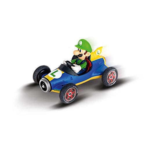 Carrera- 2,4GHz Mario Kart Mach 8, Luigi Coche de Juquete con Control Remoto, Multicolor (Stadlbauer 370181067)