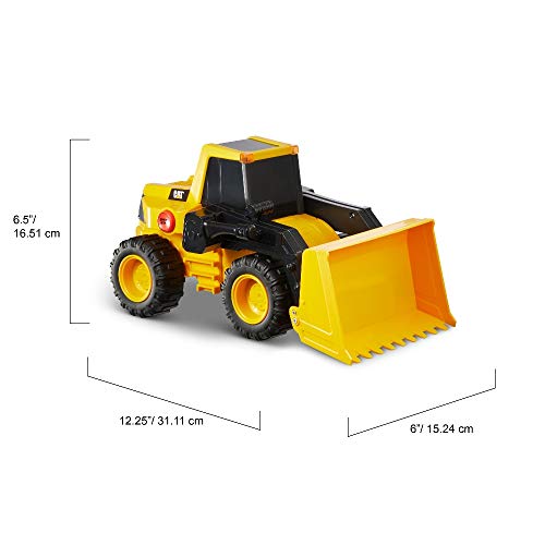 Caterpillar, Cargadora 30cm L&S Tough Power Vehículos de construcción, Color Amarillo (AJ 82267)