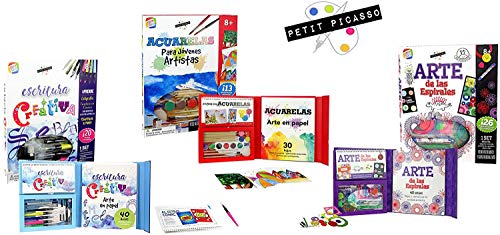 Cefa Toys Jovenes Artistas, Petit Picasso Pintura con Acuarelas, Color Blanco, Talla Única (Spice Box 572)