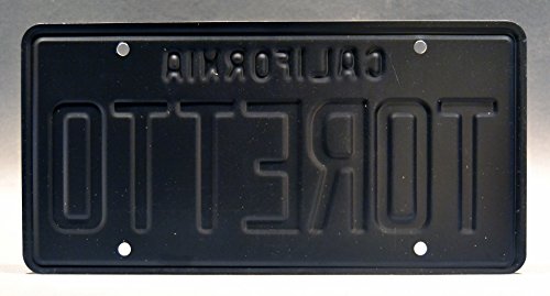 Celebrity Machines Fast and The Furious | Toretto | Metal Stamped License Plate