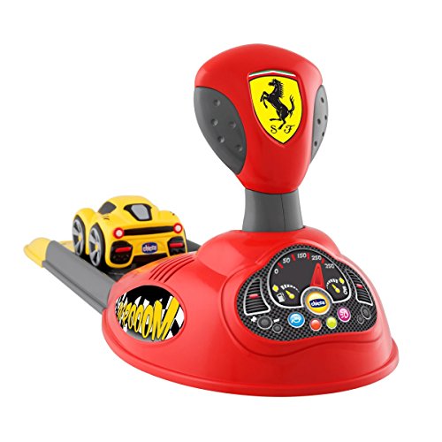 Chicco - Lanzador Ferrari de Coches electrónico con Coche Incluido