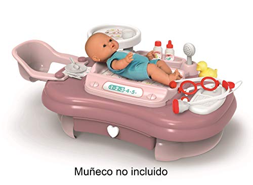 Chicos - Nursery Center de juguete, Completo Set con 3 Espacios para Cuidar a tu Bebé con 13 Accesorios Incluidos, a Partir de 3 Años, Multicolor, Medidas: 57 x 29 x 79 cm (87458)