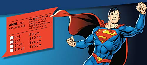 Ciao 11672.3-4 Disfraz de Superman para Niños Original Dc Comics (Tamaño 3-4 Años)