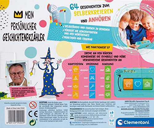 Clementoni 59202 - Cuarto de Historias, Entretenimiento de Audio Interactivo, para niños a Partir de 3 años, emocionantes Historias de Buena Noche