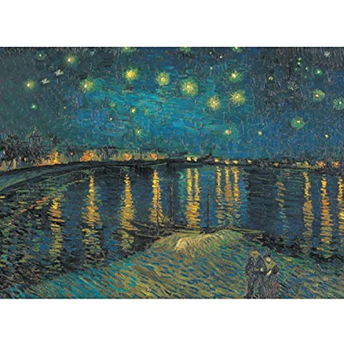 Clementoni-Los Pingüinos De Madagascar Puzzle 1000 pzas Museum Van Gogh Noche (39344.2)