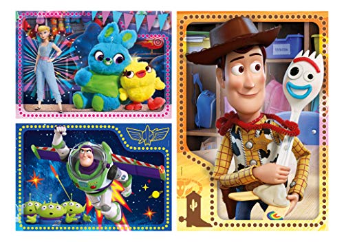 Clementoni Supercolor Disney 25242 Puzzle-Toy Story 4 - 3 x 48 Piezas, Multicolor