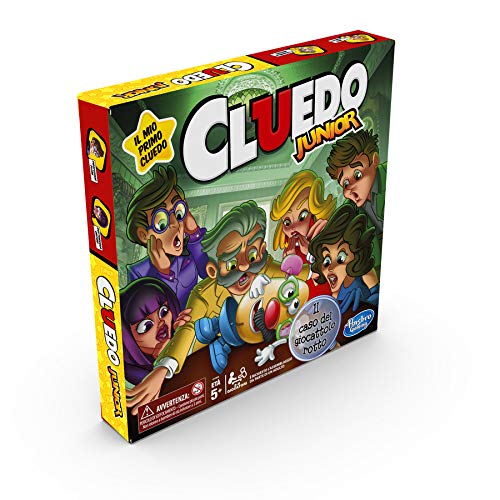 Cluedo Junior - El Caso del Juguete Roto (Juego en Caja, Hasbro Gaming, versión en Italiano)