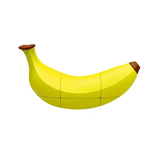 Comansi Banana Cube-Cubo Mágico de Velocidad con Forma de Frutas. Juego Educativo para desarrollar la Inteligencia y la destreza, 15 x 4 x 8 cm (1)