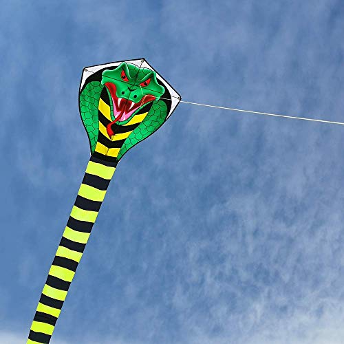 Cometas para niños y adultos,grandes cometa juguete,el cometa kite incluir línea y carrete una cobra cometa grande con cola larga,dominará el cielo!