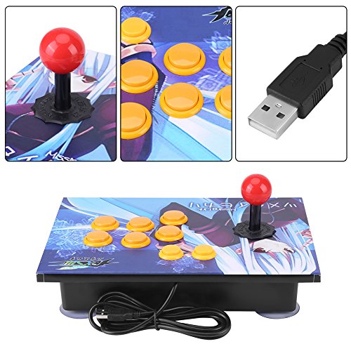 Controlador de Juego Conecta con USB de 8 Direcciones Maneja Cero Retraso para PC Win7 / Win8 / Win10 Soporte Juego de Dos Personas