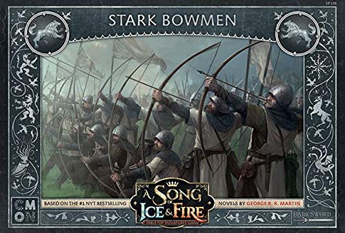 CoolMiniOrNot CMNSIF106 Song of Ice and Fire Miniatures Game: Stark Bowmen Expansion Pack, Colores Variados