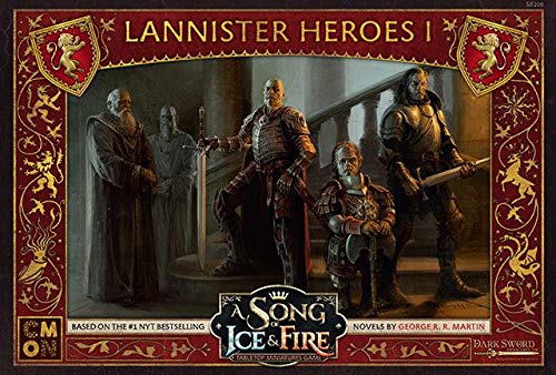 CoolMiniOrNot CMNSIF209 Ice and Fire Una canción de Hielo y Fuego: Miniaturas de Mesa Game-Lannister Heroes I, Colores Variados