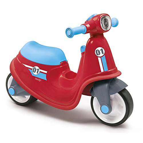 Correpasillos Scooter rojo con ruedas silenciosas (Smoby 721003)