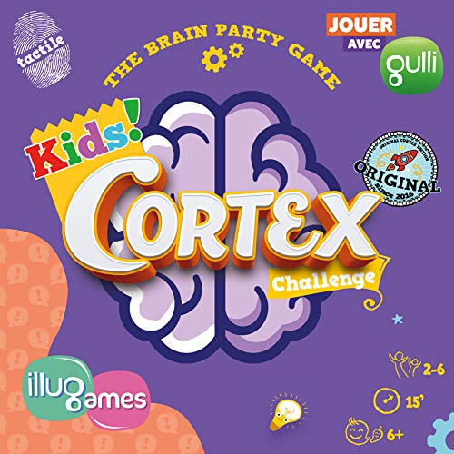 Cortex Kids Asmodee - Juego de Mesa para Juegos de Mesa (Juego de Pensamiento y Memoria)