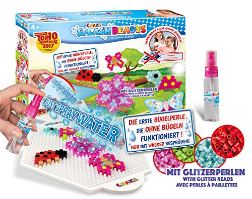 CRAZE- Cuentas Fuse Beads Splash BEADYS Juego de Manualidades para niñas con fusibles de Agua para Principiantes 15308, Multicolor , color/modelo surtido