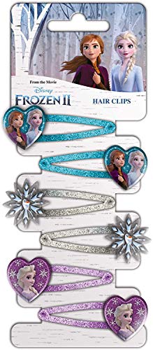 CRAZE Frozen 2 Hair Clips Haarspangen Set Haarschmuck Mädchenschmuck 24 Haar 29602-Juego de 2 Horquillas para el Pelo, Color Accesorios para el Cabello. (29602)