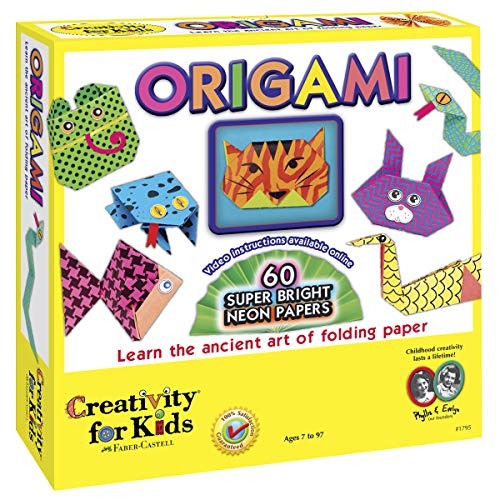 Creativity for Kids- West Design Junior Selection-Kit Grande para Origami de neón, Multicolor (1795000)