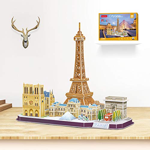 Cubic Fun- Puzzle 3D de la Ciudad de París en Línea (771MC254)