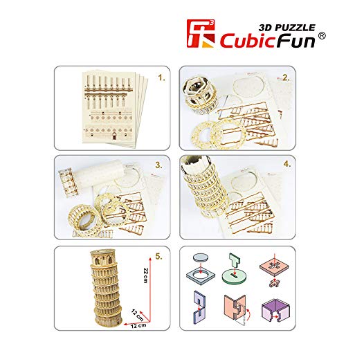 CubicFun MC053h, Leaning Tower, 30 piezas