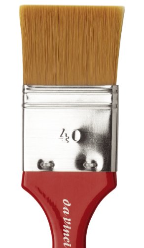 da Vinci Watercolor Serie 5080 CosmoTop Spin - Pincel sintético con Mango Rojo, Talla 40 (5080-40)
