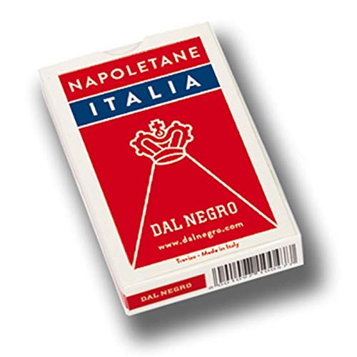 Dal Negro 10071 – Napoletane Italia - Juego de Cartas regionales, Estuche Rojo