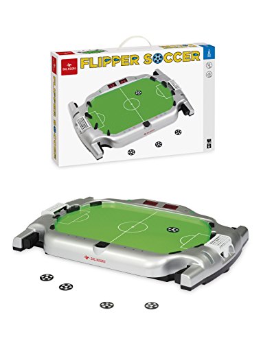 Dal Negro Flipper Soccer - Juego Deportivo de Mesa de Juguete 989, Multicolor, 8001097538980