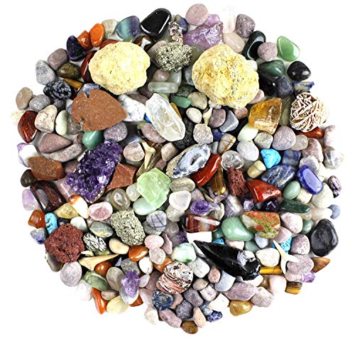 Dancing Bear's Rocks and Minerals Rock & Mineral Kit de Recogida con el Kit Actividad 2 de ruptura fácil geodas