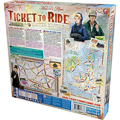 Days of Wonder Ticket to Ride - UK (Expansion - Requires USA or Europe Base Game)