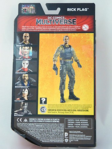 DC Comics Multiverse, Suicide Squad Movie, Rick Flag Action Figure, 6 Inches by DC Comics
