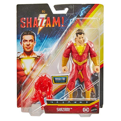 DC Shazam, Figura de Acción Shazam 15 cm, Juguetes Niños +4 años (Mattel GCW41)