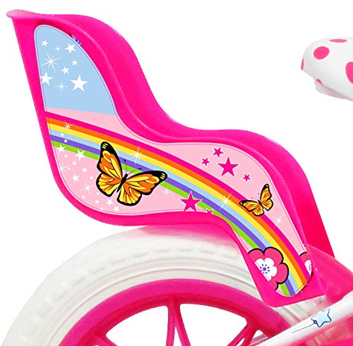 Denver 12" Unicorn - Bicicleta Infantil, Color Blanco y Rosa