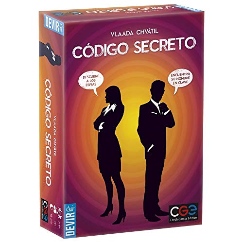Devir - Código Secreto Juego de Mesa, Multicolor, única (BGCOSE) + Código Secreto con imágenes, Juego de Mesa (BGCOSEIM)