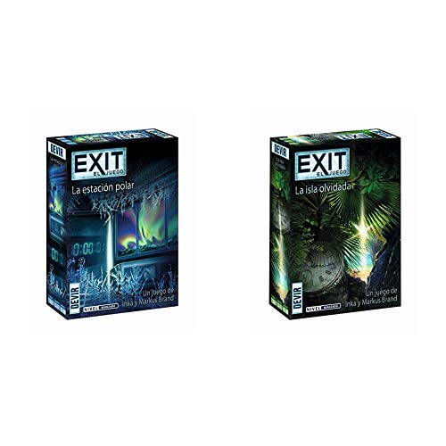 Devir - Exit: La estación Polar, Ed. Español (BGEXIT6) + Exit: La Isla olvidada, Ed. Español (BGEXIT5) , Color/Modelo Surtido