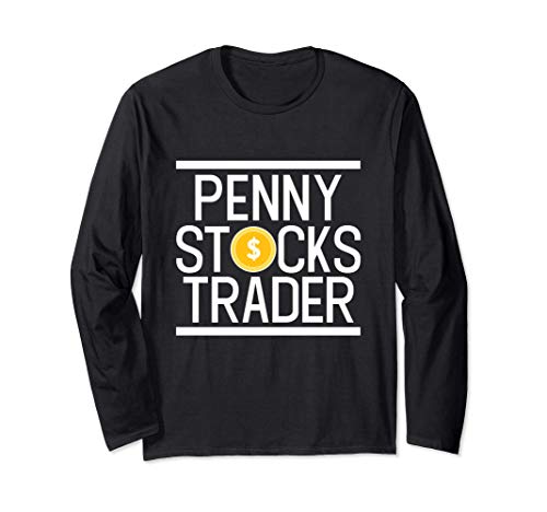 Día del comerciante de Penny Stocks Comercio de acciones Reg Manga Larga