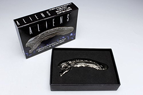Diamond Select Toys Aliens: Abrebotellas de metal con cabeza de alienígena