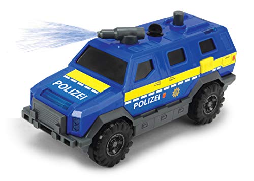 Dickie Toys 203713009 Special Forces - Coche de policía (Escala 1:32), Color Azul, Amarillo y Gris