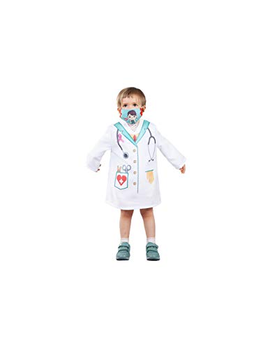 DISBACANAL Disfraz de Doctora Infantil - -, 12 Meses
