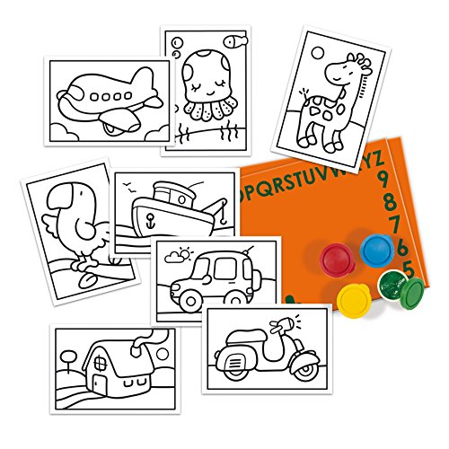 Diset- Pinta con el Dedo Juego Educativo para Niños, Multicolor (68953)
