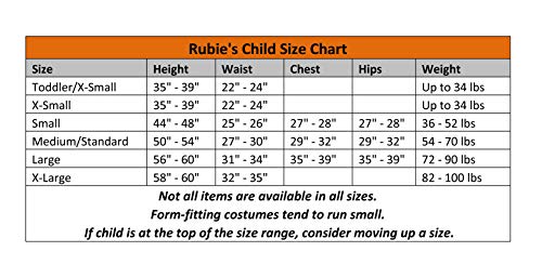 Disfraz de Bruja Brillante para niña, infantil 3-4 años (Rubie's 510567-S)