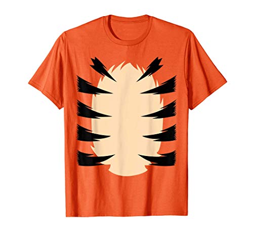 Disfraz de Tigre Naranja Traje León Niños Camuflaje Camiseta